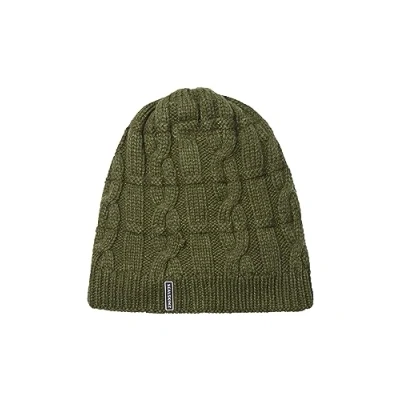 Image of SEALSKINZ Blakeney Waterproof Cable Knit Unisex Beanie Hat Everyday Outdoor Accessory Lightweight &amp; Breathable Olive