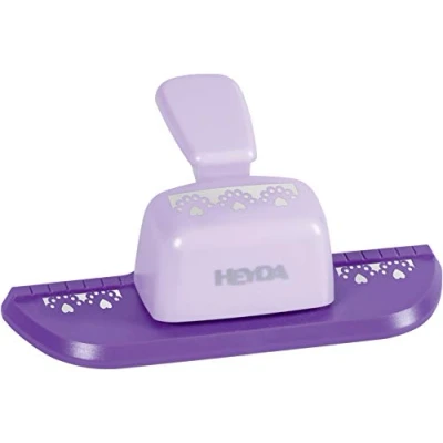 Image of Baier &amp; Schneider Border and Heart Motif Punch Hole for Card up to 220 g/m² mm/50 x 20 mm