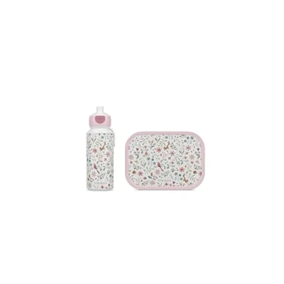 Image of Mepal Lunch Set Campus Little Dutch, for Children with Pop up Drink Bottle and Box, School or On The Go, Dishwasher Safe BPA Free, 400 750 ml, Fairy Wonders