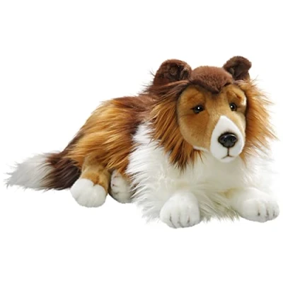 Image of Carl Dick Rough Collie lying, 17 inches, 44cm, Plush Toy, Soft Toy 3551