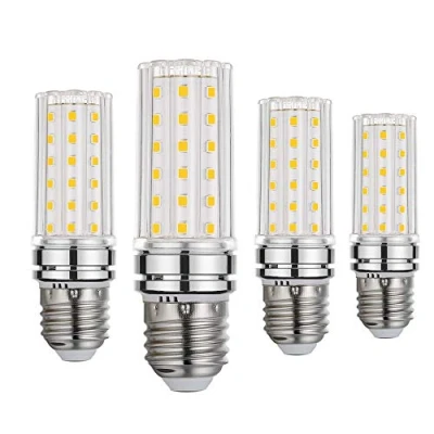 Image of VINBE E27 LED Corn Bulbs, Edison Screw, 12W, 100W Incandescent Equivalent,1200Lm, Warm White,Not dimmable (3000K, 4 pcs)