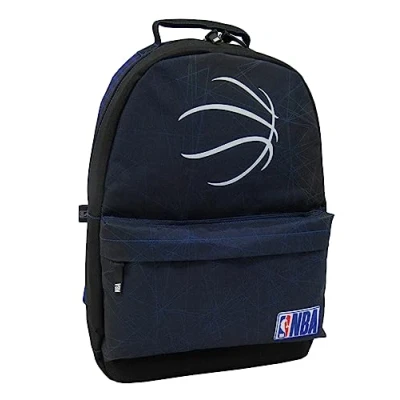 Image of NBA National Basketball Association Official Collection School Backpack, Navy blue, 30 x 43 14 cm