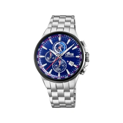 Image of Lotus Mens Analogue Analog Quartz Watch with Stainless Steel Strap 18586/2