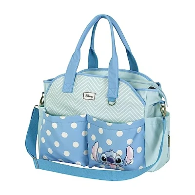 Image of Lilo and Stitch Lovely Mommy Baby Stroller Bag, Blue, 44 x 32 cm
