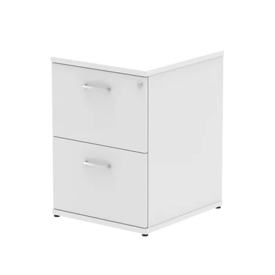 Image of Impulse Filing Cabinet 2 Drawer White I000192