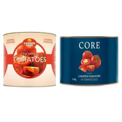 Image of CORE/CATERERS PRIDE Chopped Tomatoes 2.5kg Tin design may vary