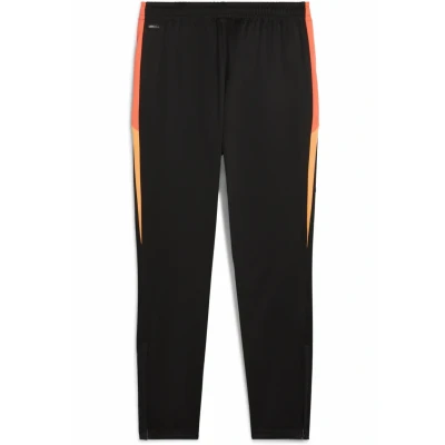 Image of Puma Individual Tracksuit bottoms blackheat fire, Men&#039;s, Size: Small, Black/heat fire