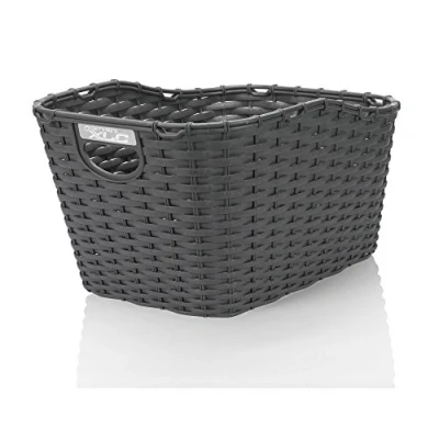 Image of XLC Unisex Adult&#039;s BA B07 Polyrattan Basket, Charcoal, standard size