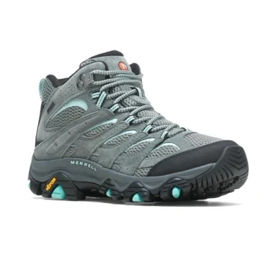 Image of Merrell Women&#039;s Moab 3 Mid GTX Hiking Shoe, Sedona Sage, 5 UK