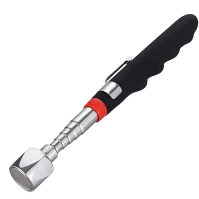 Image of Magnetic Telescopic Pick up Tool,Magnetic Sticker Gadget, Durable Collector with Pocket Clip (16LB)