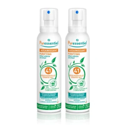 Image of Puressentiel Purifying Air Spray with 41 Essential Oils 2 x 200ml