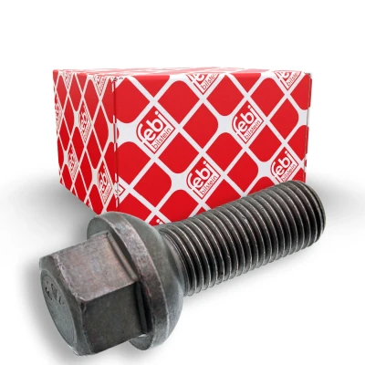 Image of 2D0601139 Wheel Bolt FEBI BILSTEIN 46630 M14 x 1,5 Ball seat A/G 32mm 10.9 for light alloy rims, Steel rims 19 Zink nickel coated Male Hex