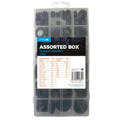Image of Simply ASB12 Rubber Grommet, Set of 125