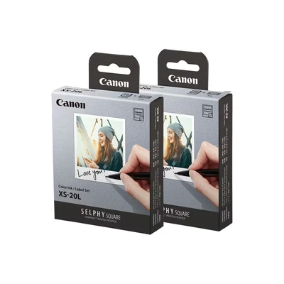 Image of Canon XS 20L 2.7&quot; x Square Photo Paper for QX10 Printer 40 Shots