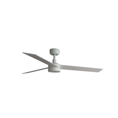 Image of Rudder Large 3 Blade Ceiling Fan Matt White with Light 2700 4000 6500K Tuya Smart System