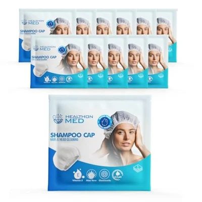 Image of HEALTHONMED Shampoo Cap Rinse Free (Pack 12)