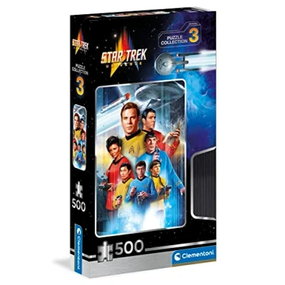 Image of Clementoni 35142 Puzzle Star Trek Jigsaw 500 Pieces, For Adults Made In Italy