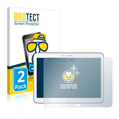Image of brotect Screen Protector Anti Glare compatible with Samsung Galaxy Tab 4 10.1 SM T530 (2 Pack) Matte, Protection Film