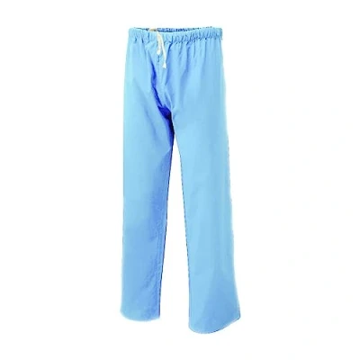 Image of Sky Mens and Womens Hospital Doctors Scrub Trousers, Medical Doctor Uniform, Lightweight Fabric Work Wear, Blue, L