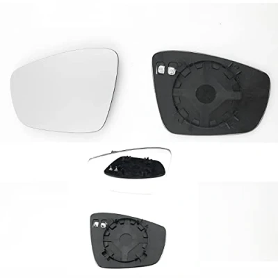 Image of Fits Volkswagen Polo (MK5) From 2009 to 2017 Heated Clip on Wing Mirror With Base LEFT HAND (UK Passenger Side)