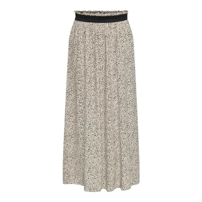 Image of ONLY Venedig AOP LIFE WVN NOOS Aline skirt, Women&#039;s, Size: XS, Silver mink