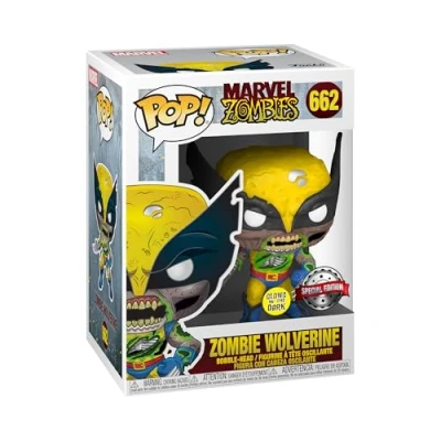 Image of Funko Pop! Marvel: Marvel Zombies Wolverine Glow In the Dark Collectable Vinyl Figure Gift Idea Official Merchandise Toys for Kids &amp; Adults Movies Fans Model Collectors