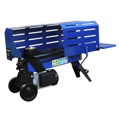 Image of Log Splitter 5 Ton Hydraulic 3L Electric 2000 Watt Motor Wood Timber Cutter Axe 2 Blades Duoblade 370mm Max Length