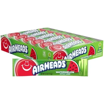Image of AIRHEADS WATERMELON CHEW BAR 15.6G 4 Bars