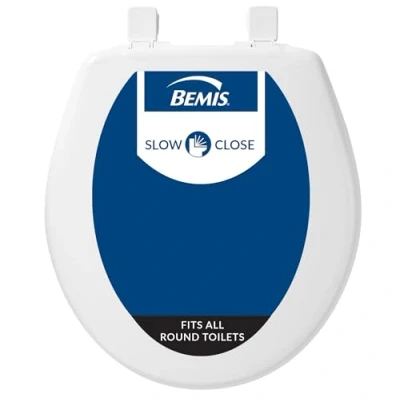 Image of Bemis 730SLEC 000 Toilet Seat, White, Round