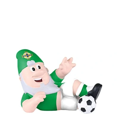 Image of FOCO Official Northern Ireland Sliding Tackle Football Garden Gnome