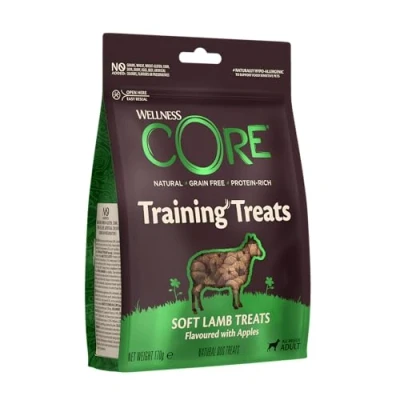 Image of Wellness CORE Training Treats Lamb &amp; Apple, Soft Grain Free Dog Treats, Perfect 170g