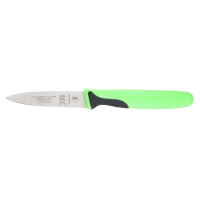 Image of Mercer Culinary Millennia Color Handle Cutlery 3&quot; Slim Paring Knife Green