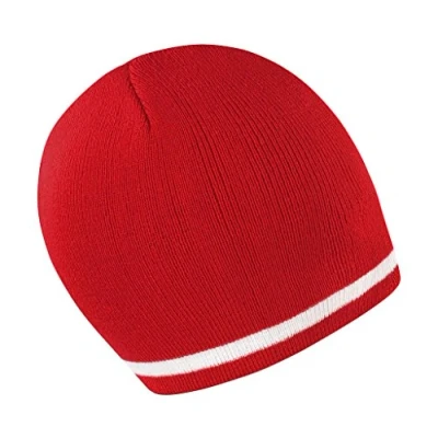 Image of National Beanie Red/White, One Size, Unisex
