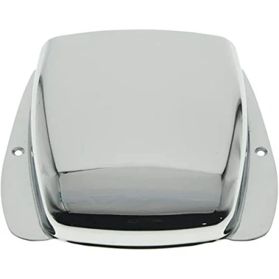 Image of Chrome J Bass Guitar Bridge Cover Protector for FD Style Jazz