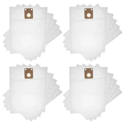 Image of vhbw 20x Vacuum Cleaner Bag compatible with Nilfisk VC 300, Thor eco, VP300 HEPA Cleaner, Microfleece, 42.5 cm x 27 cm, White