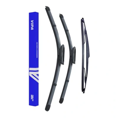 Image of Vipa Wiper Blade Set fits: RENAULT CLIO MK3 Hatchback Oct 2005 to Dec 2013