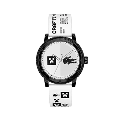 Image of Lacoste Analogue Quartz Watch for Men with Black Silicone Bracelet 2011180
