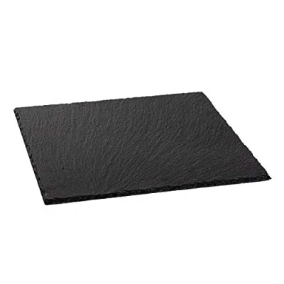 Image of 33cm Square Slate Serving Platter By Argon Tableware