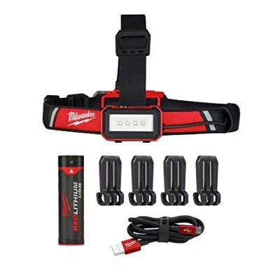 Image of Milwaukee 2115 21 REDLITHIUM USB Rechargeable Low Profile Headlamp