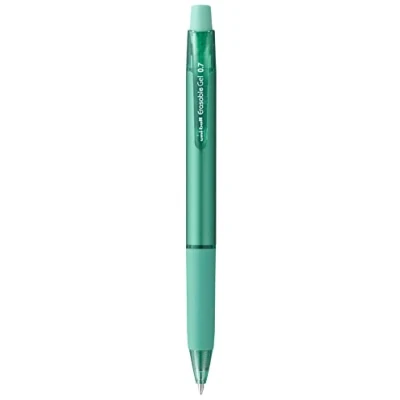 Image of uni ball URN 181 07 Erasable Rollerball Gel Pens. Premium 0.7mm Ballpoint Tip for Super Smooth Writing, Drawing &amp; Colouring. Easy Retract Eraser Secure and Stable Rubbing Out. Pack of 12 Green