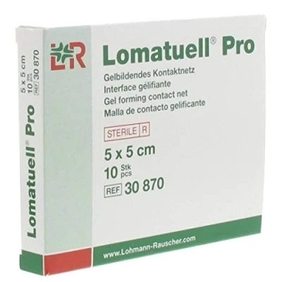 Image of Lohmann &amp; Rauscher Lomatuell Pro Gelling Contact Net 5 x cm 10 Pieces