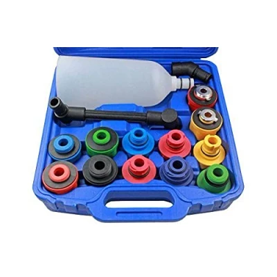 Image of US PRO Tools 15pc Engine Oil Funnel Filler &amp; Adaptor Set 3438
