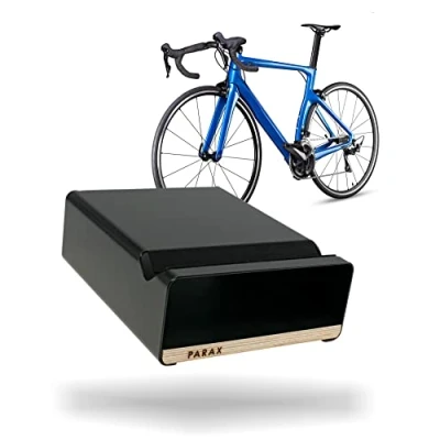 Image of PARAX bike Wall Mount/Wall Mounted RACK Wood/Made in Germany S WHITE suitable for road bike, hardtail, city touring various shelves
