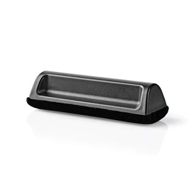 Image of Ex Pro Anti Static Microfibre Vinyl Record LP Cleaning Brush Dust Pad with Velvet Carry Bag Pouch Handle
