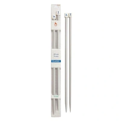 Image of Pony Classic Single pointed ndls aluminium 35cm 9.00mm 1pc
