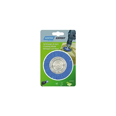 Image of Norton 66254432959 Nylon Circular Wood Cleaning Brush, 75 mm