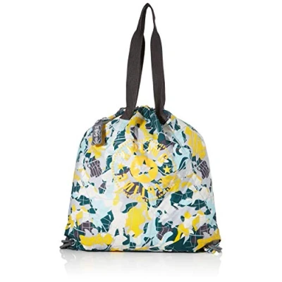 Image of Kipling Drawpack Women’s Tote, Multicolour (Camo Map), 39x43x1 Centimeters (B x H T)