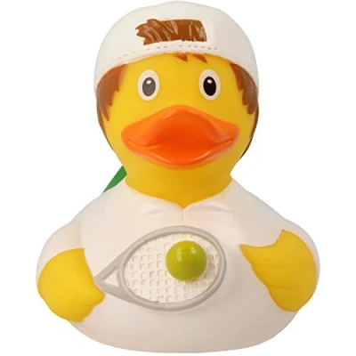 Image of Lilalu 2144 Tennis Player Rubber Duck Bath Toy, Various