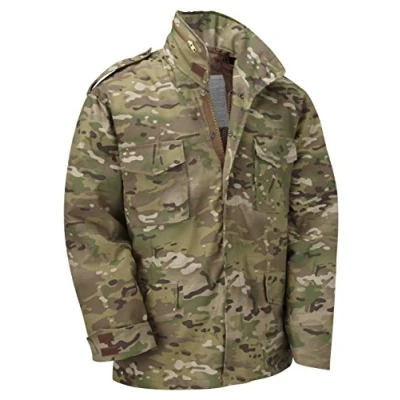 Image of M65 Military Field Jacket with Removable Quilted Inner Liner Multi Camouflage (2XL)