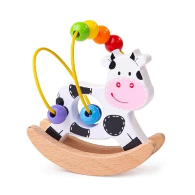 Image of Bigjigs Toys Rocking Cow Bead Frame